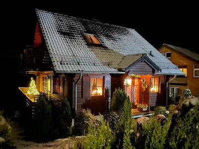 Das Gebäude in dem sich die Ferienwohnung befindet