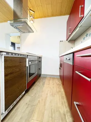 Küche/Küchenzeile in der Unterkunft Ferienwohnung Hexenstieg