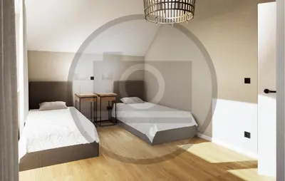 Ein Bett oder Betten in einem Zimmer der Unterkunft Ferienhauspark Hasselfelde