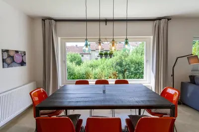 Ein Sitzbereich in der Unterkunft Ferienwohnung Familien Loft im Haus Tannenblick Lofts