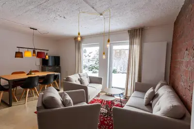 TV/Unterhaltungsangebot in der Unterkunft Ferienwohnung Garten Loft im Haus Tannenblick Lofts