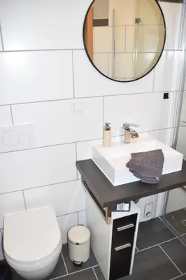 Ein Badezimmer in der Unterkunft Zur-kleinen-Auszeit