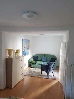 Ein Sitzbereich in der Unterkunft Stadthaus Nr. 16