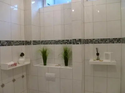 Ein Badezimmer in der Unterkunft Stadthaus Nr. 16