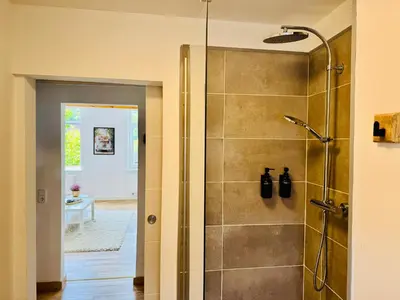 Ein Badezimmer in der Unterkunft Ferienwohnung La Dolce Vita