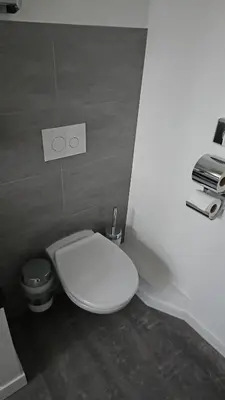 Ein Badezimmer in der Unterkunft Ackerbürgerhaus