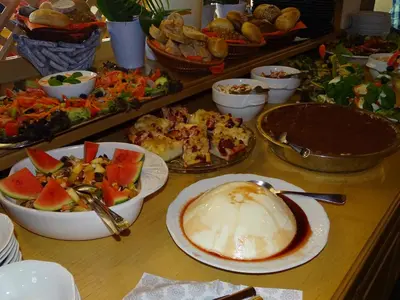 Essen im Hotel oder in der Nähe