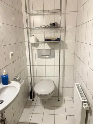 Ein Badezimmer in der Unterkunft Ferienwohnung Laura