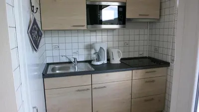 Küche/Küchenzeile in der Unterkunft Ferienwohnung Harz