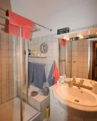 Ein Badezimmer in der Unterkunft Wohnung in Hahnenklee Goslar
