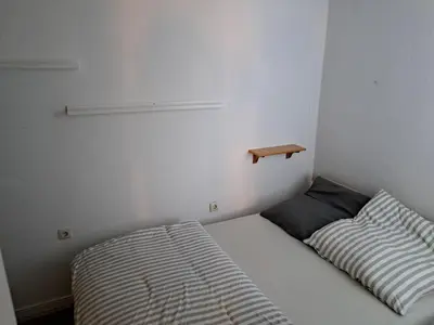 Ein Bett oder Betten in einem Zimmer der Unterkunft Wohnung in Hahnenklee Goslar