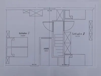 Grundriss der Unterkunft Harz - Blockhaus, 4 und 5 Sterne Blockhäuser, Sauna und Kamin, RH