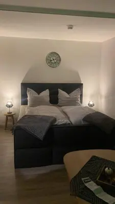 Ein Bett oder Betten in einem Zimmer der Unterkunft Fewo Hansemann