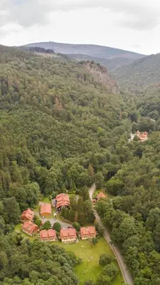 Naturlandschaft in der Nähe des Ferienhauses