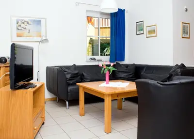 TV/Unterhaltungsangebot in der Unterkunft Ferienwohnung Ferienhäuser am Brocken, 60 qm 2 Schlafzimmer