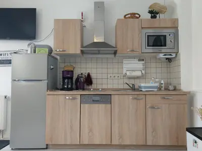 Küche/Küchenzeile in der Unterkunft Ferienhaus Prinzler