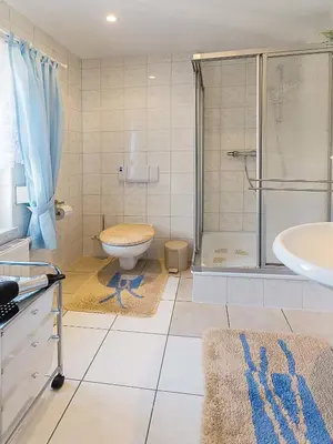 Ein Badezimmer in der Unterkunft Ferienhaus Prinzler