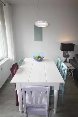 Ein Sitzbereich in der Unterkunft Ferienwohnung 