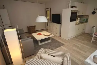 Küche/Küchenzeile in der Unterkunft Ferienwohnung 