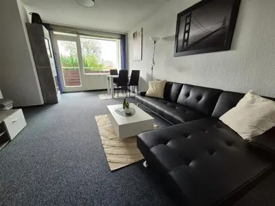 Ein Sitzbereich in der Unterkunft Kleine Residenz