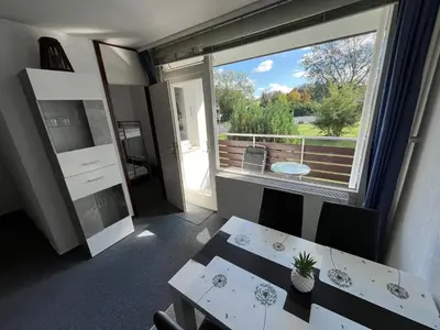 Ein Balkon oder eine Terrasse in der Unterkunft Kleine Residenz