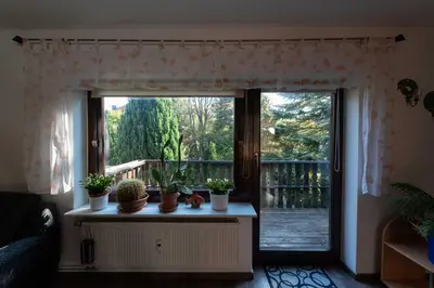 Ein Garten an der Unterkunft Ferienwohnung Zeiß