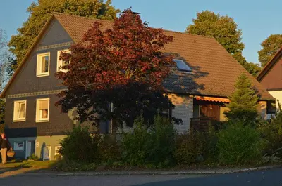 Das Gebäude in dem sich die Ferienwohnung befindet