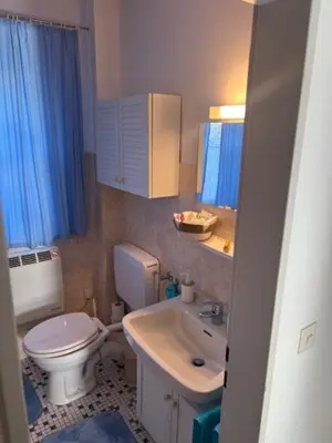 Ein Badezimmer in der Unterkunft Gemütliche Wohnung im Harz