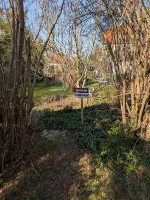Ein Garten an der Unterkunft Ferienhaus Bornholzweg in Quedlinburg 157 qm