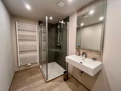 Ein Badezimmer in der Unterkunft HarzFokus - Homeynest - #Netflix#Wlan#Zentrum
