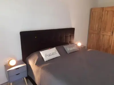 Ein Bett oder Betten in einem Zimmer der Unterkunft Apartment Wurmbergblick