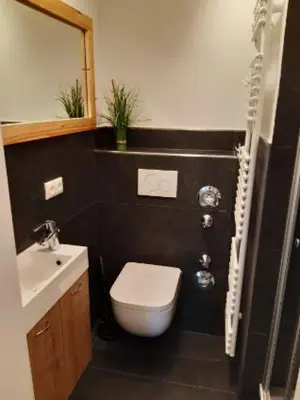 Ein Badezimmer in der Unterkunft Apartment Wurmbergblick