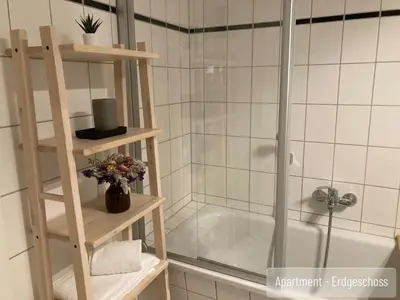 Ein Badezimmer in der Unterkunft Anno 1577 - Marktkirchhof 6