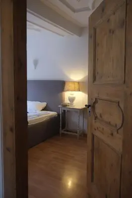Ein Bett oder Betten in einem Zimmer der Unterkunft Haus Cona