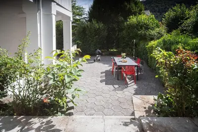 Ein Garten an der Unterkunft Maria Luise