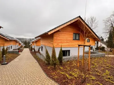 Das Gebäude in dem sich das Chalet befindet