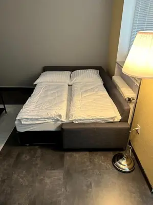 Ein Bett oder Betten in einem Zimmer der Unterkunft Naturfreude Bad Harzburg