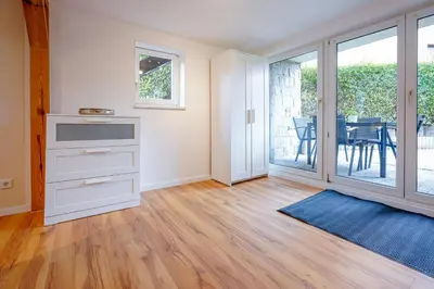 Küche/Küchenzeile in der Unterkunft Ferienwohnung Emma - Gemütliche Wohnung mit Terrasse
