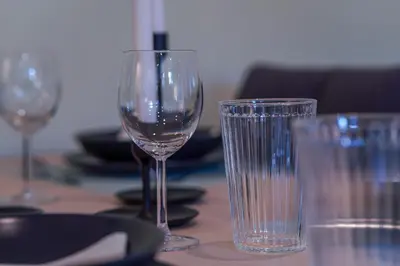 Getränke in der Unterkunft Ferienwohnung Emma - Gemütliche Wohnung mit Terrasse