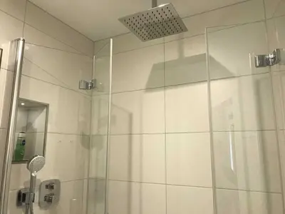 Ein Badezimmer in der Unterkunft Köhnke 1 Comfortable holiday residence