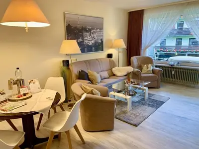Ein Sitzbereich in der Unterkunft Köhnke 1 Comfortable holiday residence