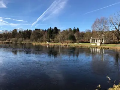 Naturlandschaft in der Nähe des Ferienhauses