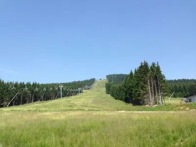 Naturlandschaft in der Nähe des Ferienhauses