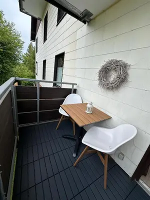 Ein Balkon oder eine Terrasse in der Unterkunft BergHerzl - Braunlage