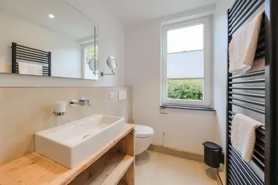 Ein Badezimmer in der Unterkunft Garten 5