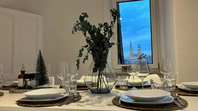 Grundriss der Unterkunft HYGGE LIVING - Große hochwertige Apartments - hundefreundlich - Boxspringbetten - inmitten der Altstadt