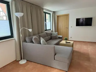 TV/Unterhaltungsangebot in der Unterkunft Apartment am Pulverturm