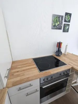 Küche/Küchenzeile in der Unterkunft Ferienwohnung Obere Bergstraße