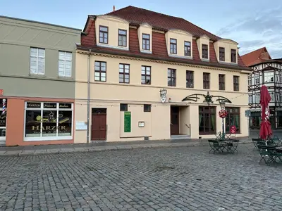 Das Gebäude in dem sich die Ferienwohnung befindet