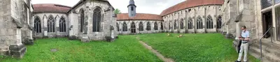 Ein Garten an der Unterkunft Jagdschloss Walkenried - Hotel Residenz